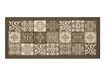 BIANCHERIAWEB Antislip keukentapijt, wasbaar, keukenloper, 55 x 240 cm, Made in Italy, majolica-design, modderkleuren