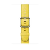 Apple MRP72ZM/A Classic Buckle Apple Watch Band Geel Leer
