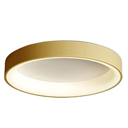 Comely LED-plafondlamp, 42W, moderne ronde lamp voor slaapkamer, badkamer, keuken, balkon, diameter 40 cm, natuurlijk licht 4500K, zwart en wit