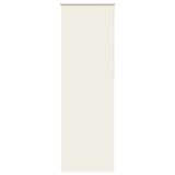 vidaXL - Rolgordijn - verduisterend - gebroken - wit - 65x210 - cm - stofbreedte