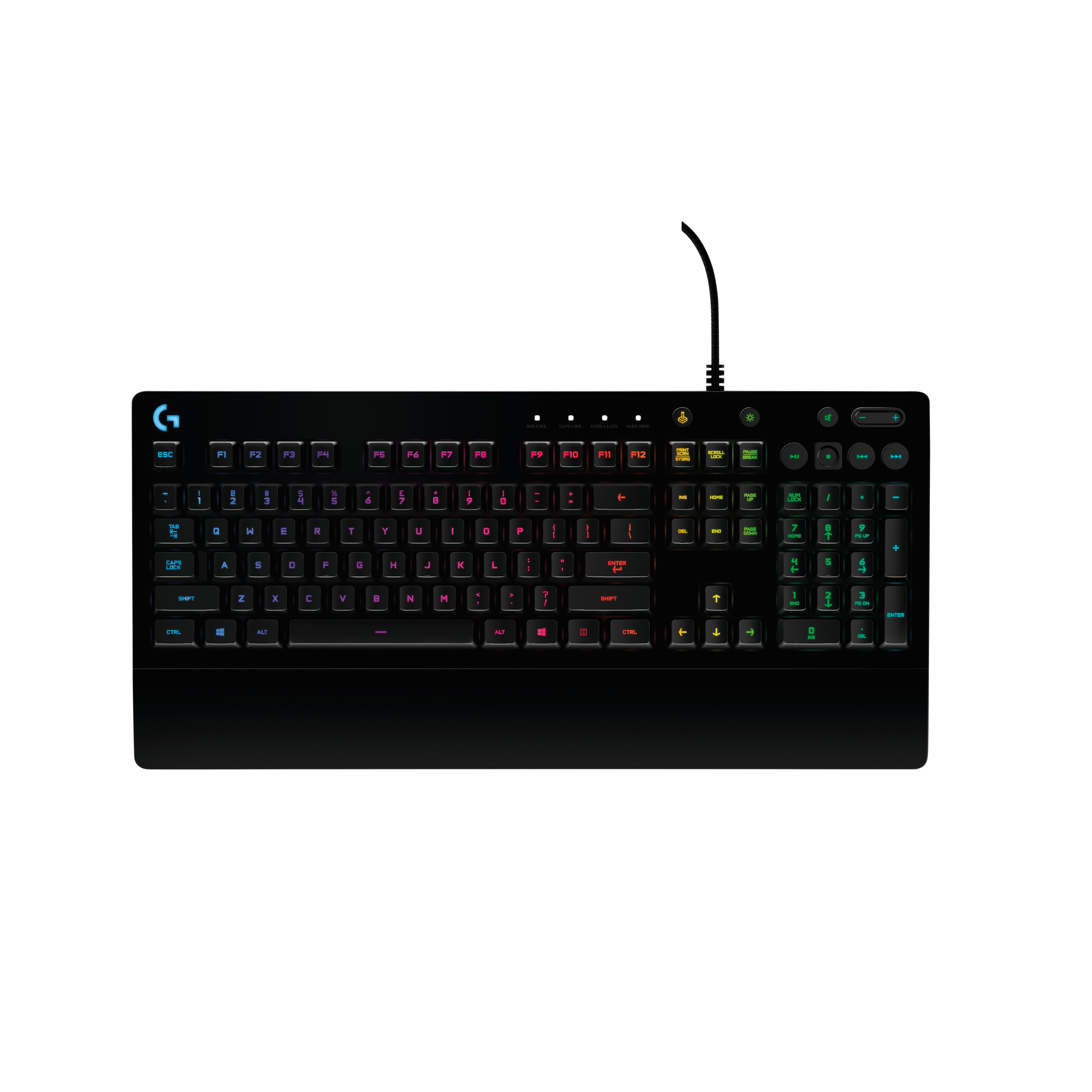 Logitech G213 Gaming Keyboard | USB | QWERTY | Nordic | Black