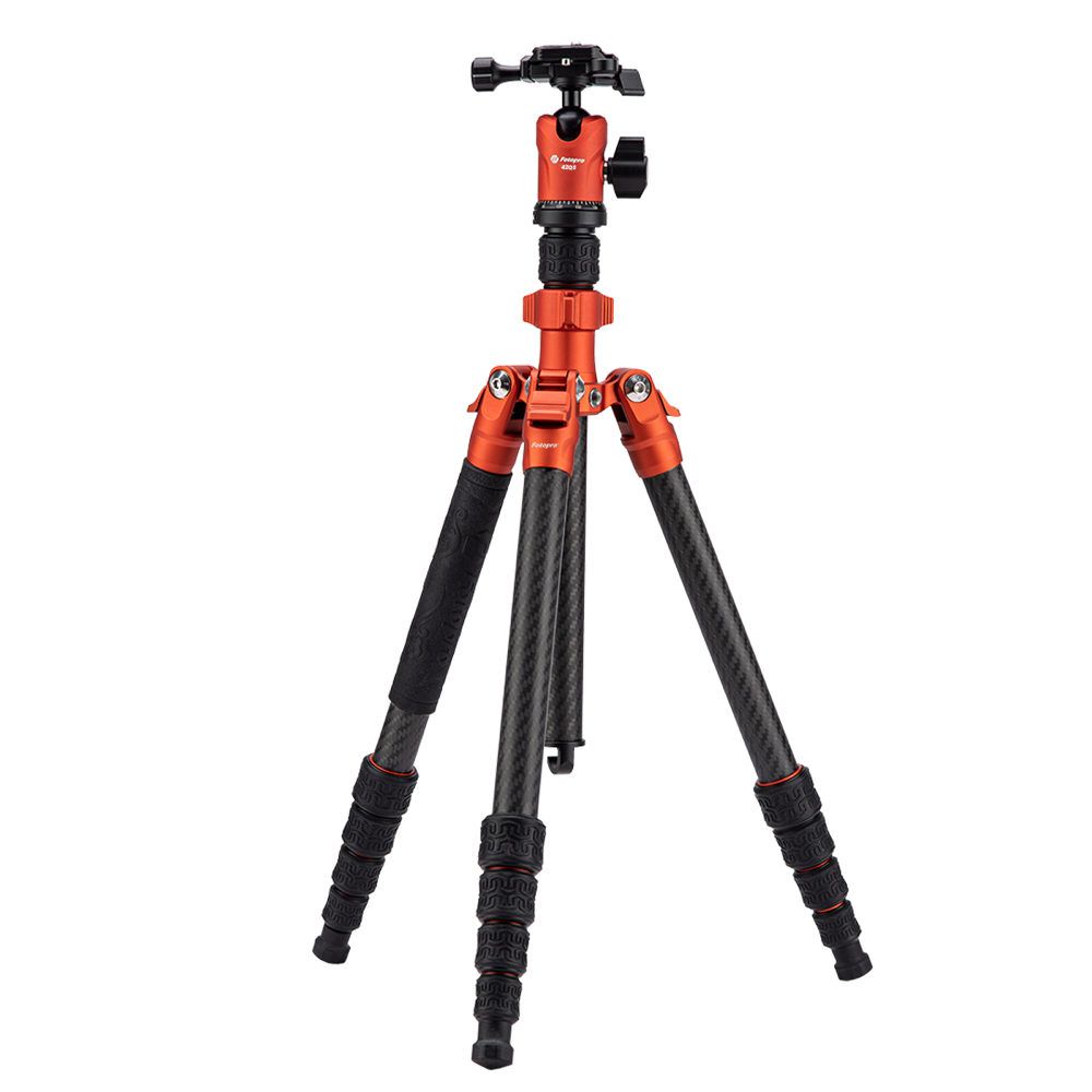 Fotopro Sherpa Carbon Statief Oranje - 6944326365761