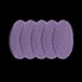 Gecko Foamed Wool Cutting pads Paars 140mm 5 Stuks
