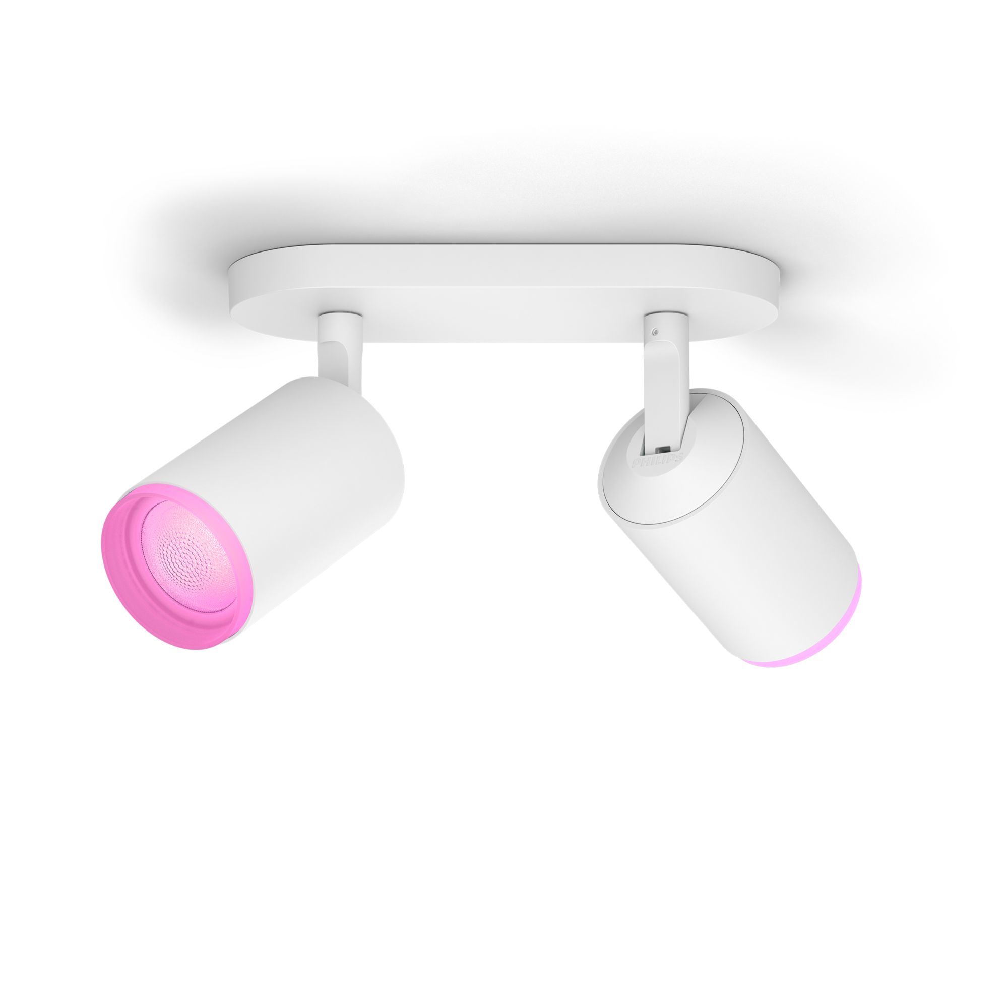Philips Hue White and Color Ambiance Fugato - Smart Ceiling Light - 2-Lights - White - Bluetooth
