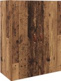 vidaXL Wandkast Oudhout 69,5 x 34 x 90 cm Bewerkt hout