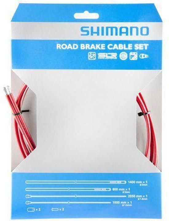 Shimano Remkabelset Race - Rood - 2018