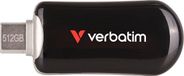 Verbatim Plectra Serie - USB-C Flash Drive - 512GB - Zwart