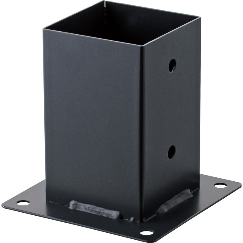 Paalhouder met opschroefmontage 91x91mm
