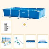 Intex Rechthoekig Frame Zwembad - 450 x 220 x 84 cm - Blauw