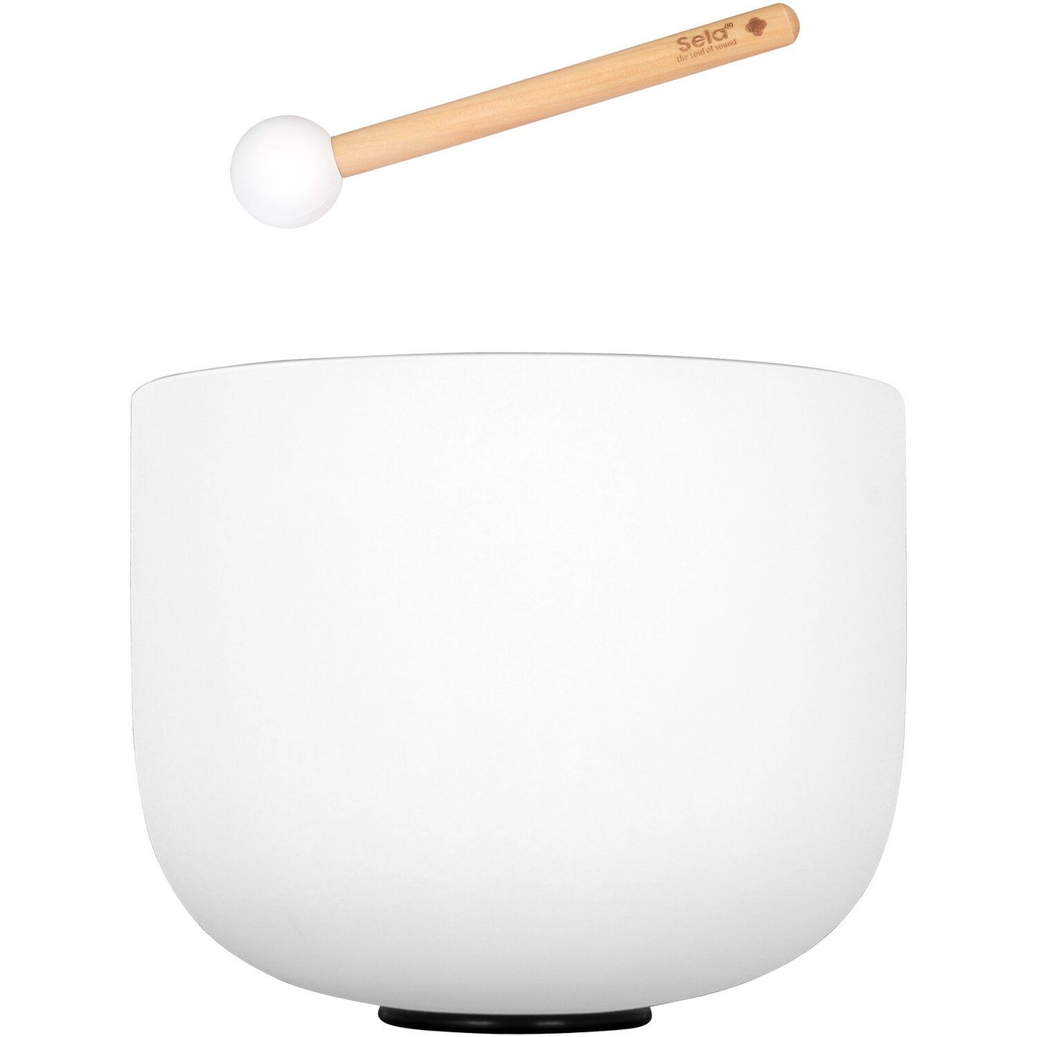 Sela SECF11F Crystal Singing Bowl Set - Frosted (F: 440 Hz)