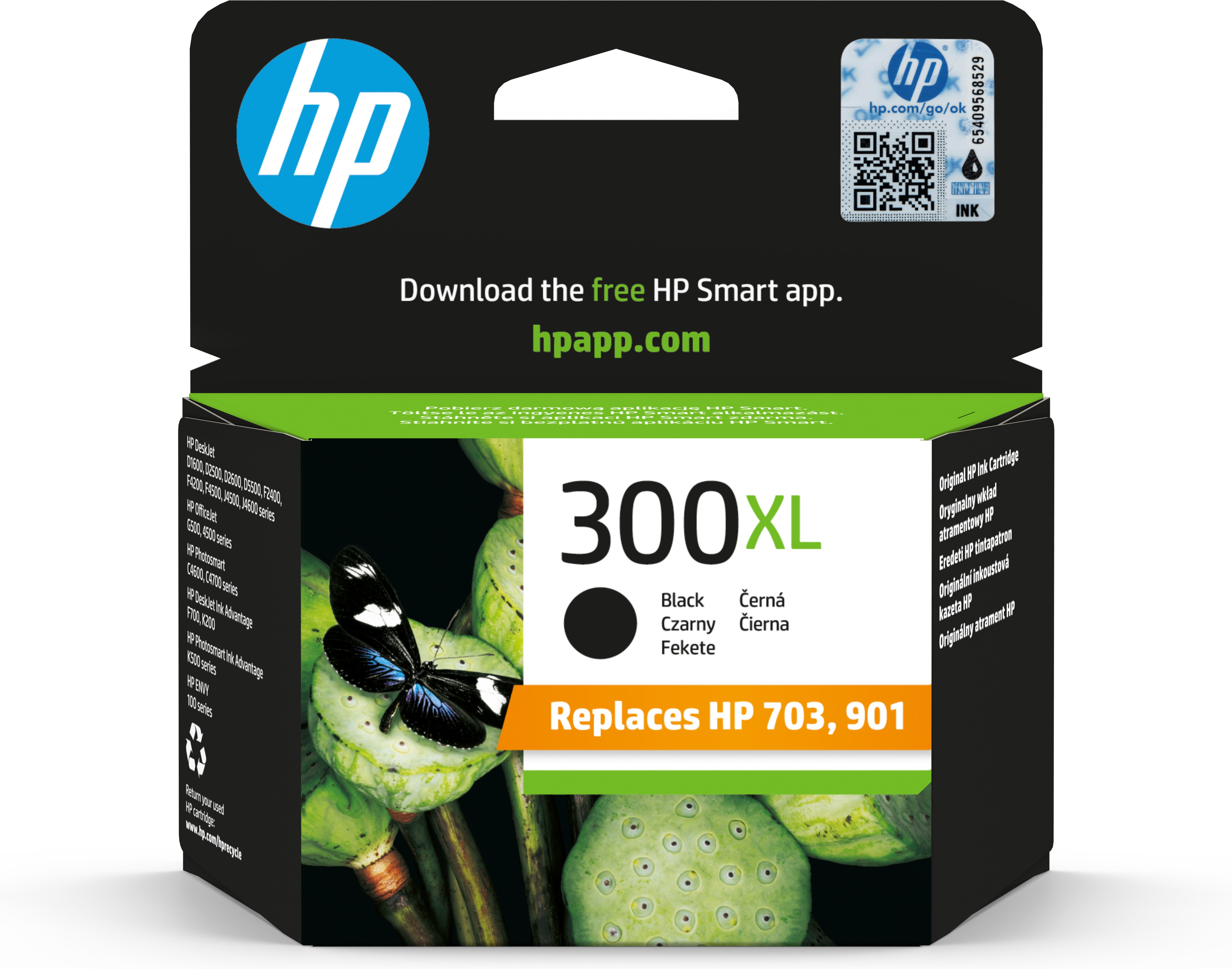 HP 300XL originele high-capacity zwarte inktcartridge