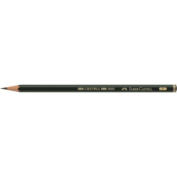 Faber-Castell 9000 Grafietpotlood - F - 1 stuk
