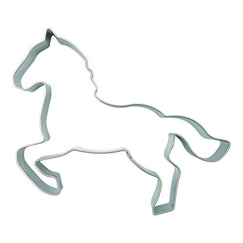 BekkiB 2510 - uitsteekvorm "Paard" ca. 9,3 cm, uitsteekvormpjes van roestvrij staal, vaatwasmachinebestendig