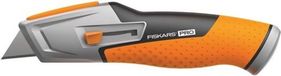 Fiskars CarbonMax Couteau universel pliable Poignée ergonomique Acier inoxydable