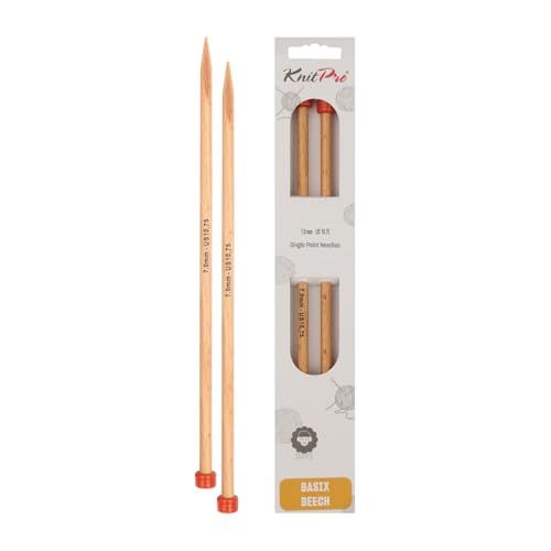 KnitPro Basix Rechts Houten Breinaalden 30 cm - 7.00 mm