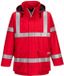 Portwest Bizflame Regen, antistatische en vlamvertragende jas S785 - Rood - XXL