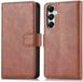 imoshion Hoesje - Geschikt voor Samsung Galaxy S24 / S25 - Luxe Bookcase - Bruin