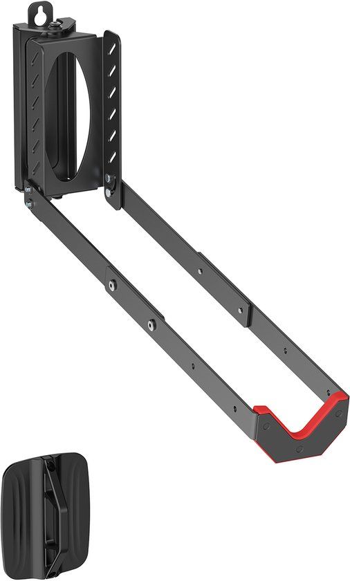 Maclean MC-498 Fietsbeugel Wandbevestiging Zwart