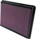 K&N Vervangingsluchtfilter compatibel met Buick 1999-2005, Chevrolet 2000-2005, Pontiac 1999-2008 (33-2141-1)