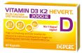 Hevert Vitamine D3 K2 plus Calcium en Magnesium, 2000 IE, 60 capsules