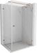 Mexen Lunar T cabine de douche à charnières droite 140 x 90 , transparent, cuivre brossé