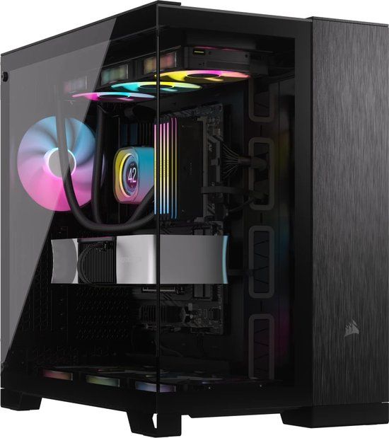 Corsair 6500X Midi Tower - Aluminium/Zwart