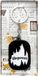 Sleutelhanger Harry Potter Hogwarts sleutelhanger keychain - 10 cm - metaal