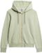 Superdry Essential Logo hoodie met rits - Dames - Dusty Sage
