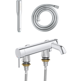 Grohe Essence Mitigeur Baignoire Mécanique Avec Colonnettes Idro'flex + Douchette 1 Jet + Flexible