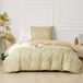 Ibenzoa® Ensemble de literie 135x200 cm Coton Imprimé floral 2 pièces