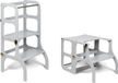 Ette Tete Step 'n Sit - Leertoren - Gris avec clips dorés