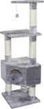 Ebi Poteau griffoir Classic Loona - Gris - 40 x 40 x 135cm