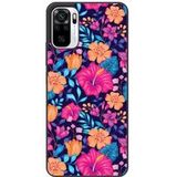 Xiaomi Redmi Note Fleurs exotiques Verstevigd hoesje met sublimatie bedrukking