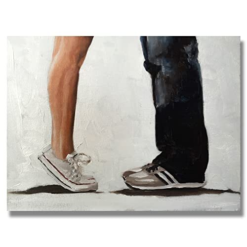 James Coates James Coates - Paar kussen voeten kunst print poster muur kunst 16 x 12 inch (A3)