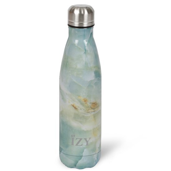 IZY Bottles IZY - drinkfles / thermosfles - 500 ml - Groen Marmer