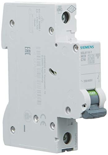 SIEMENS Ingenuity for life Siemens - stroomonderbreker 1P 16A