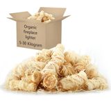 VidaXL Houtwolaanstekers bio dennen & paraffine 15 kg