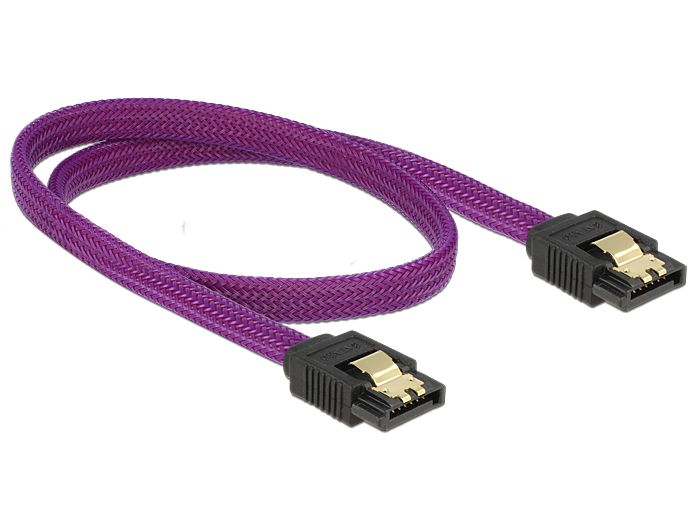 DeLOCK 83691 - 0.5m Cable - Purple