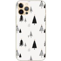 Apple iPhone 12 Pro Beschermende Siliconen Case - Elegante Dennenboom