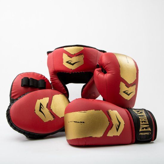 Everlast Prospect 2 Boxing Kit - Red/Gold