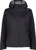 CMP Vrouwelijke wandeljas met vaste capuchon, Polyester, Antraciet, Maat L
