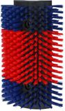 Kerbl Krabborstel paard & pony XL Blauw/rood Polyester 50 cm
