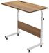 OEM Eikenhoutlook Laptopstandaard, In Hoogte Verstelbaar, Met Wielen, 60x40 cm