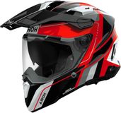 Airoh Commander 2 Skip Motocrosshelm Zwart/wit/rood Maat M