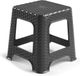 Plasticforte Tabouret Rotan line Noir Plastique 32 x 32 x 33 cm