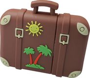 Ulticool USB stick reis travel koffer zon palmboom retro vintage 64GB high speed (USB 3.0)