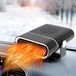 REWYTAZ Chauffage de voiture 12V - Dégivreur et désembueur de pare-brise 2-en-1 avec chauffage rapide