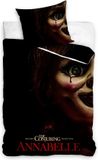 Warner Bros. Games The Conjuring Dekbedovertrek Annabel 140 x 200 cm - 70 x 90 cm - Zwart