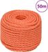 vidaXL Werktouw 10 mm 50 m polypropeen oranje