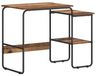 Bureau avec espace de rangement Vieux bois 100 x 50 x 75 cm